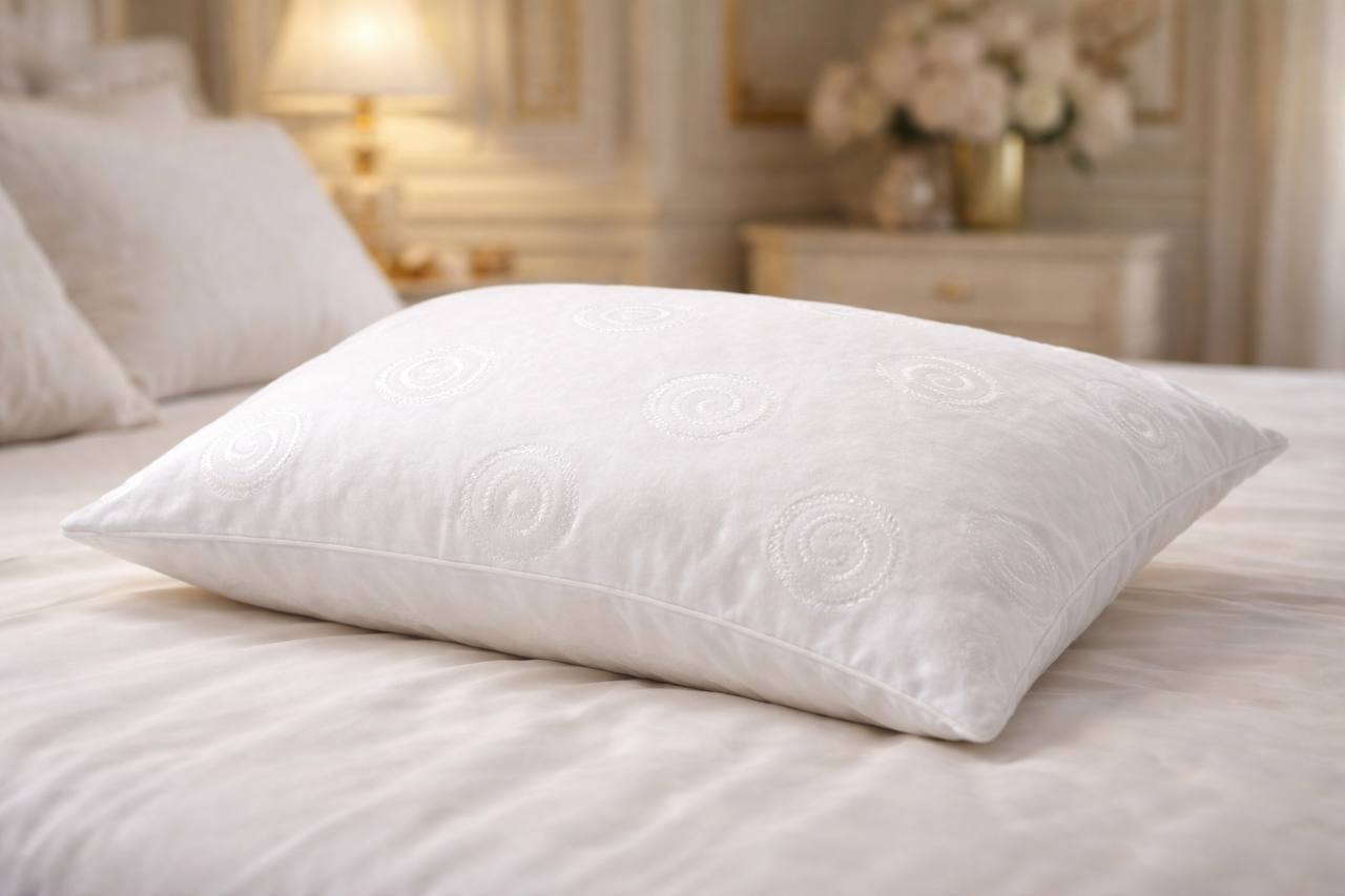 Подушка Комфорт 60x40 с наполнителем из латексной крошки