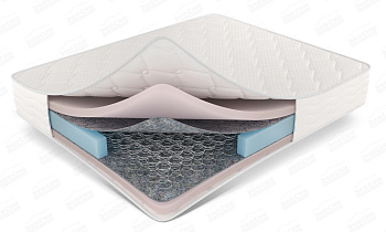 Мягкий пружинный матрас Стандарт с пеной EcoFoam