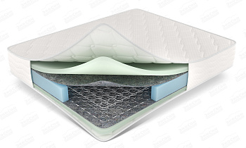 Матрас Классик Комфорт на пружинном блоке Боннель с разной жёсткостью сторон