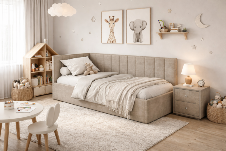 Детская кровать Амелия в детской комнате